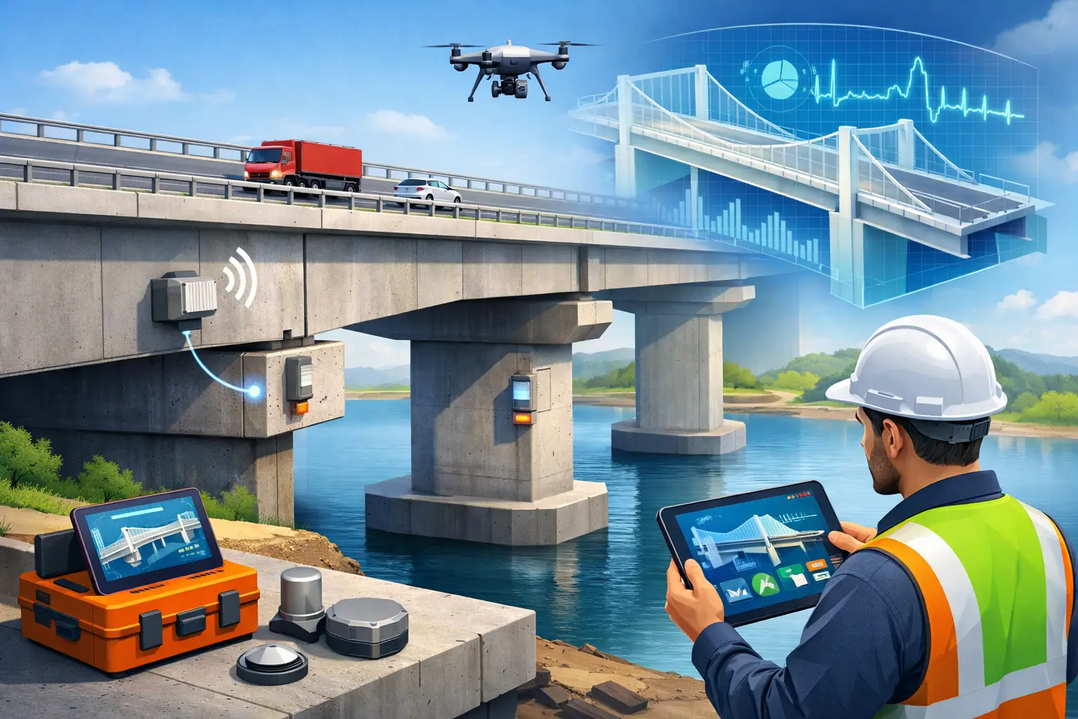 Bridge Concrete Monitoring That Protects the Schedule