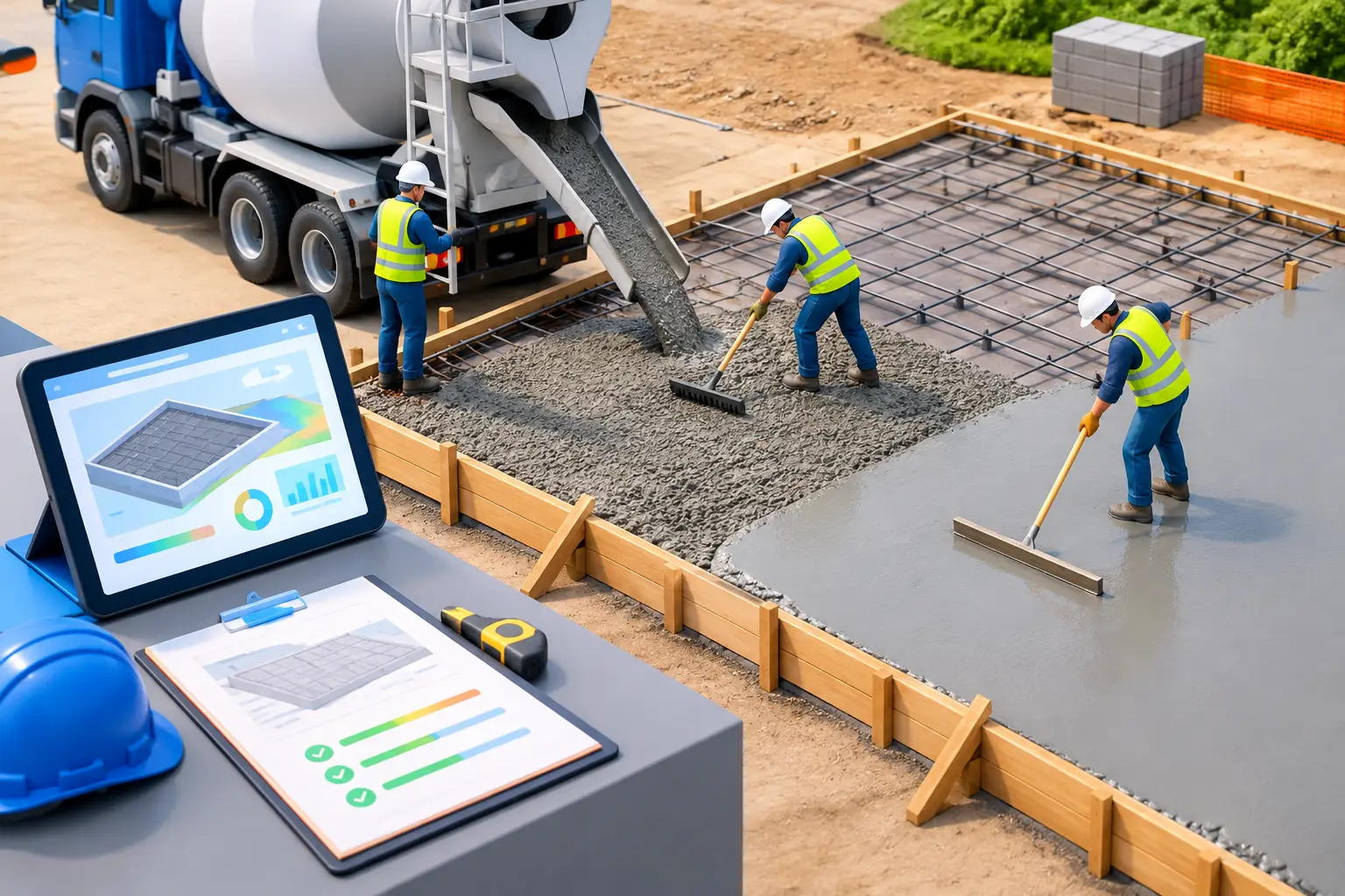 Concrete Placement Data Guide for Field Teams