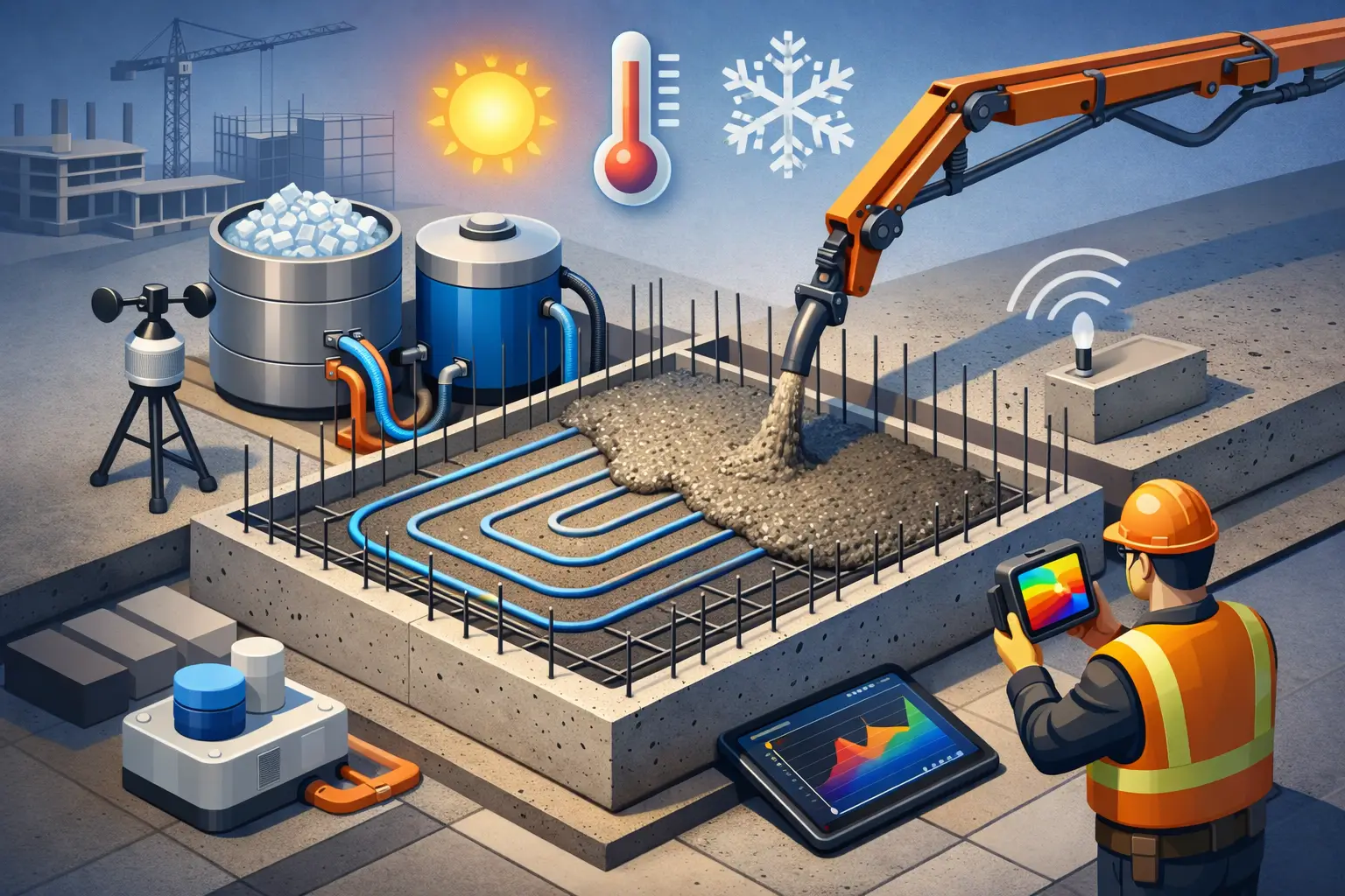 Concrete Thermal Control Guide for Critical Pours