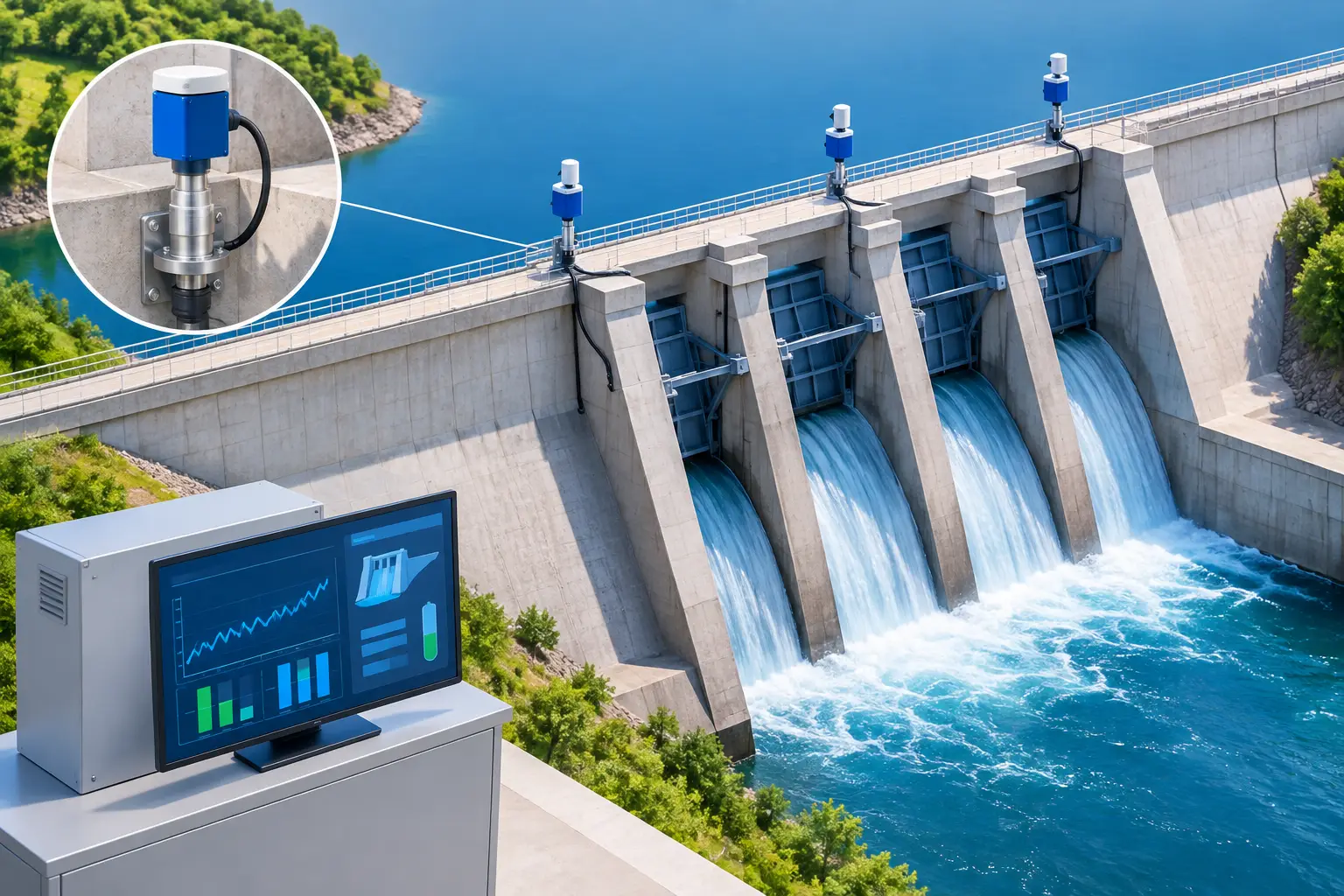 Dam Pour Instrumentation for Strength Control