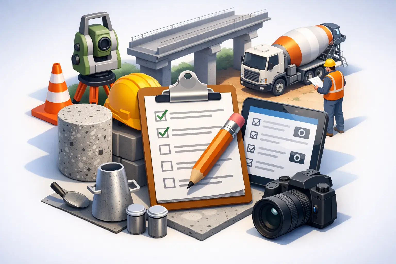 DOT Concrete Documentation Checklist for Field Teams