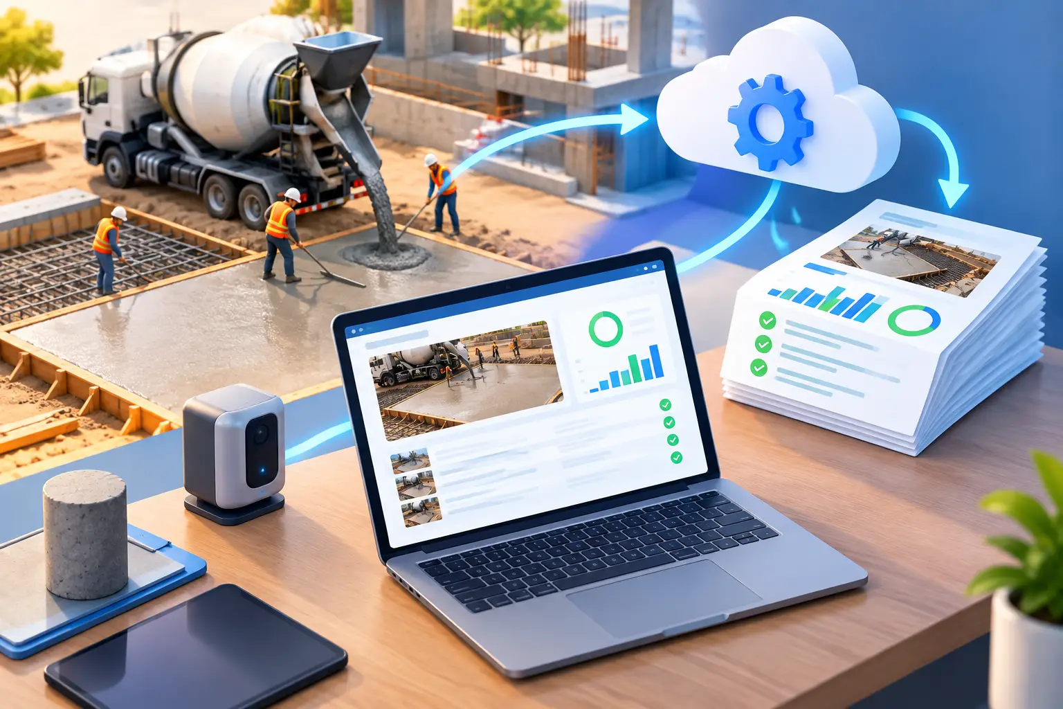 How to Automate Concrete Reports Without Gaps