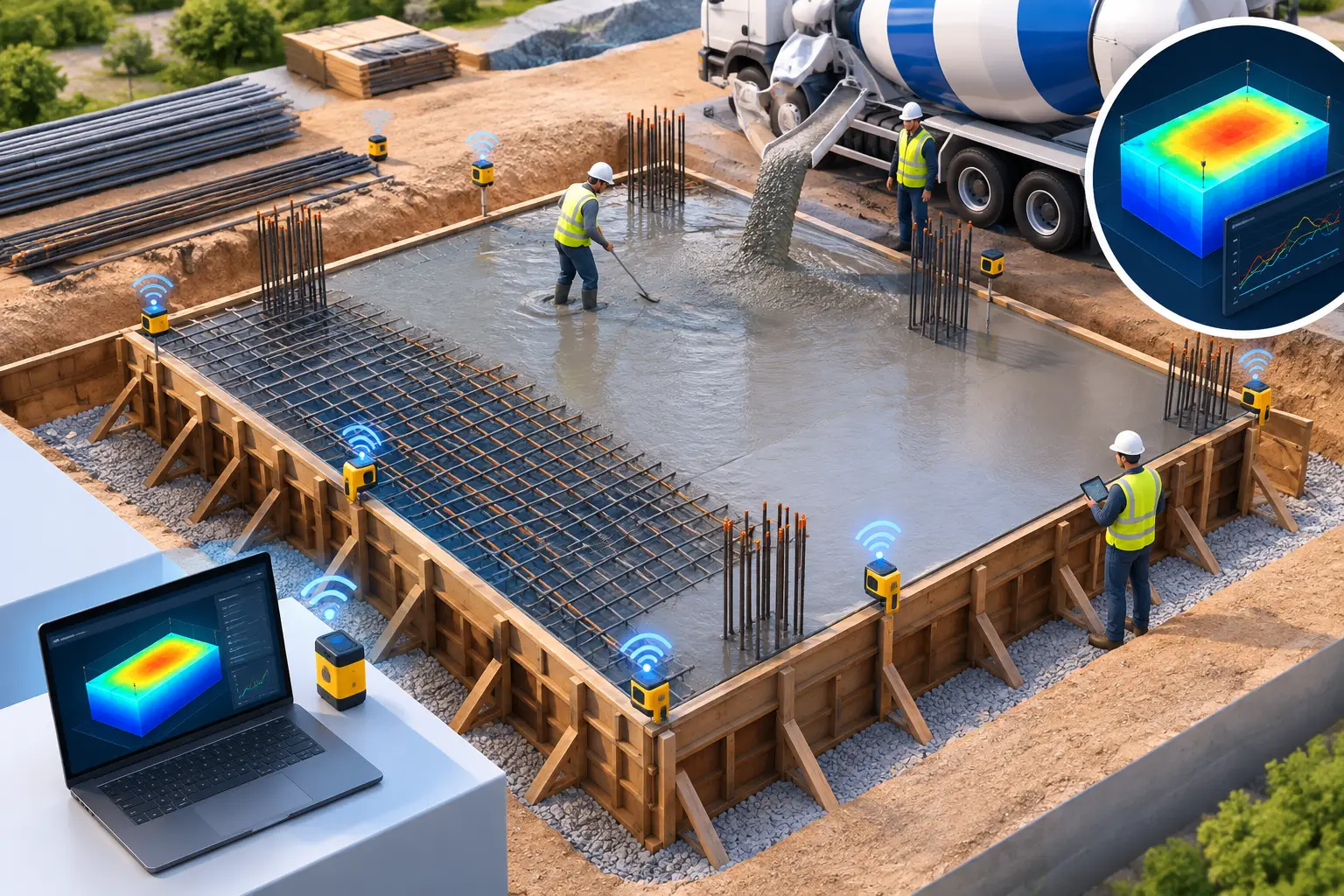 Mass Concrete Monitoring Guide for Critical Pours