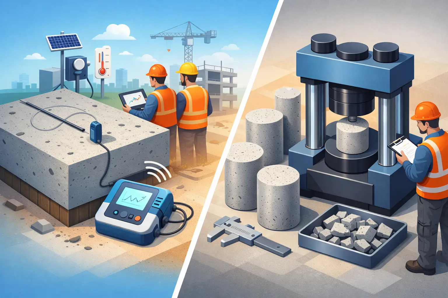 Maturity Method vs Compression Testing for Crews