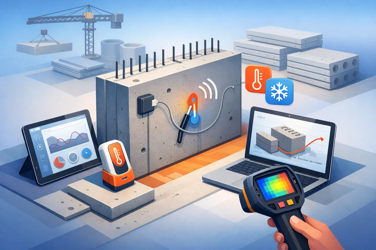 Precast Concrete Temperature Monitoring That Works