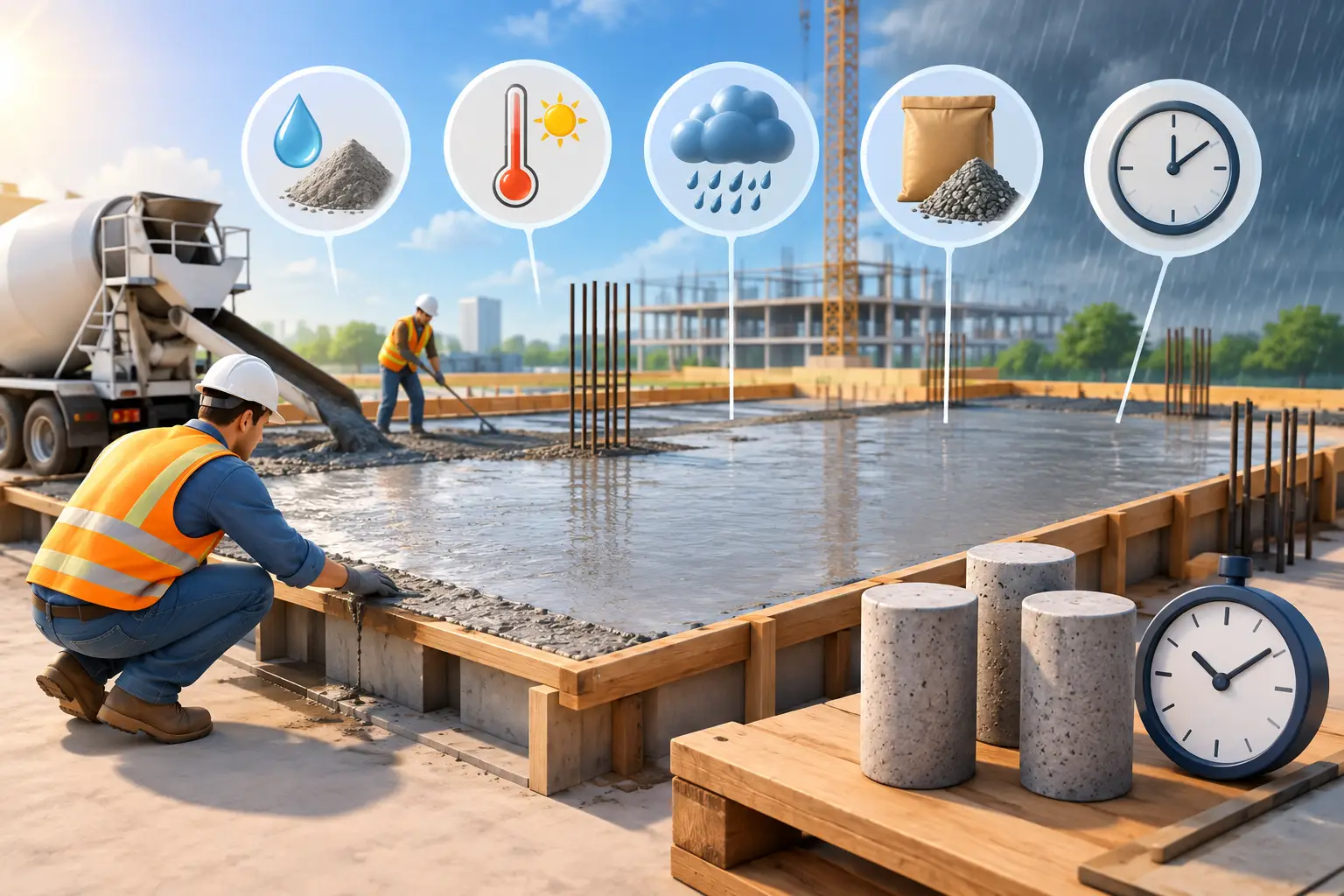 What Causes Concrete Strength Delays on Site?