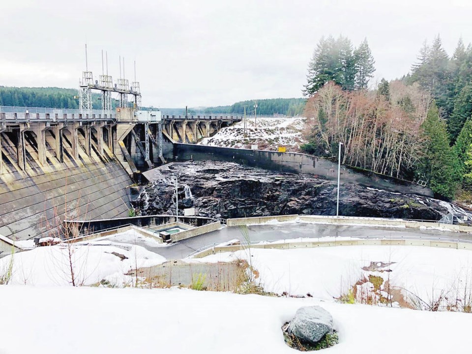 John Hart Dam at Campbell River, British Columbia